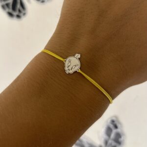 Brățară șnur reglabil și Tweety din Argint925