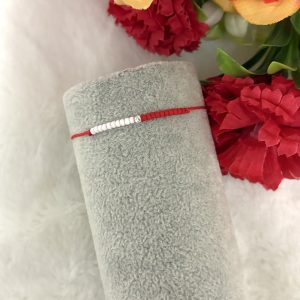 Brățară cu snur reglabil , bilă argint 925 și mărgele miyuki