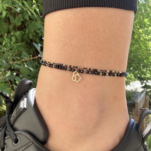 Brățară cu mărgele miyuki si pandantiv aur 14k la alegere