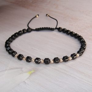 Brățară din Aur 14k cu pietre semiprețioase Hematit