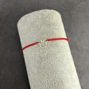 Brățară formă mickey din Aur 14k