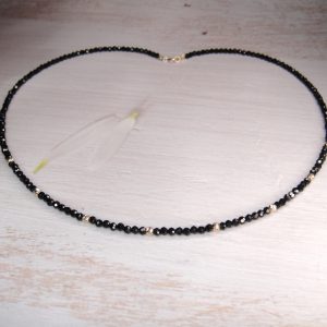 Colier din Aur 14k cu pietre semiprețioase Spinel