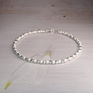 Brățară fixă cu bile din Argint925