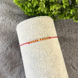 Brățară cu bilă Aur 14k și mărgele miyuki