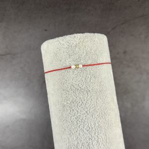 Brățară cu bilă din Argint 925 placată cu aur și perle de cultură