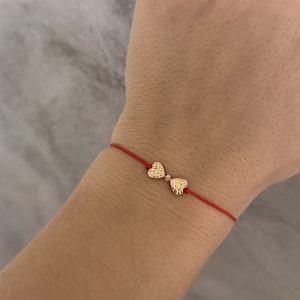 Brățară cu pietre semipretioase Hematit placat si bila Aur14k