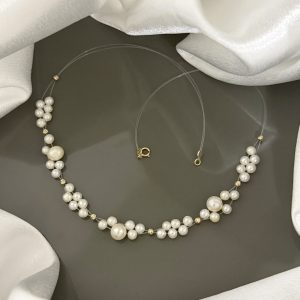 Colier Aur 14k cu perle de cultura