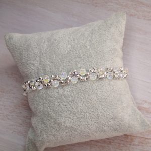 Bratara fixa din Argint 925 cu cristale